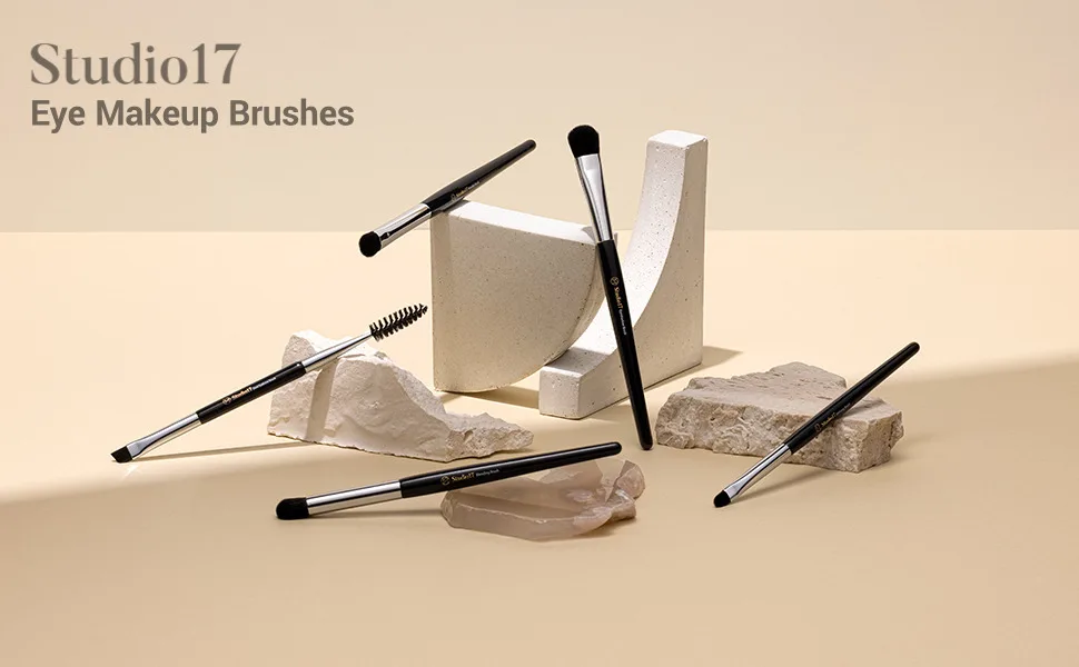 Detail Eye Defining Brush | Professional Makeup Brush with Premium Synthetic Bristles | Flawless Korean Eye Makeup Brush. - studio17 eye makeup brush eyebrow eyedefining shedding nose small eyeshadow