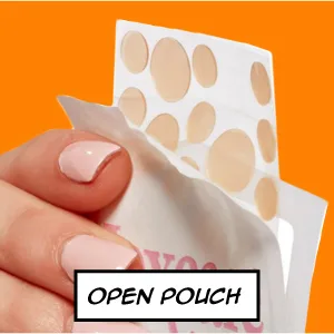 Nexcare Acne Absorbing Cover, Acne Patch, Protective cover for blemishes, Visibly indicates that it is working, 36-count, two sizes Acne Patch 36 Ct - product information 2