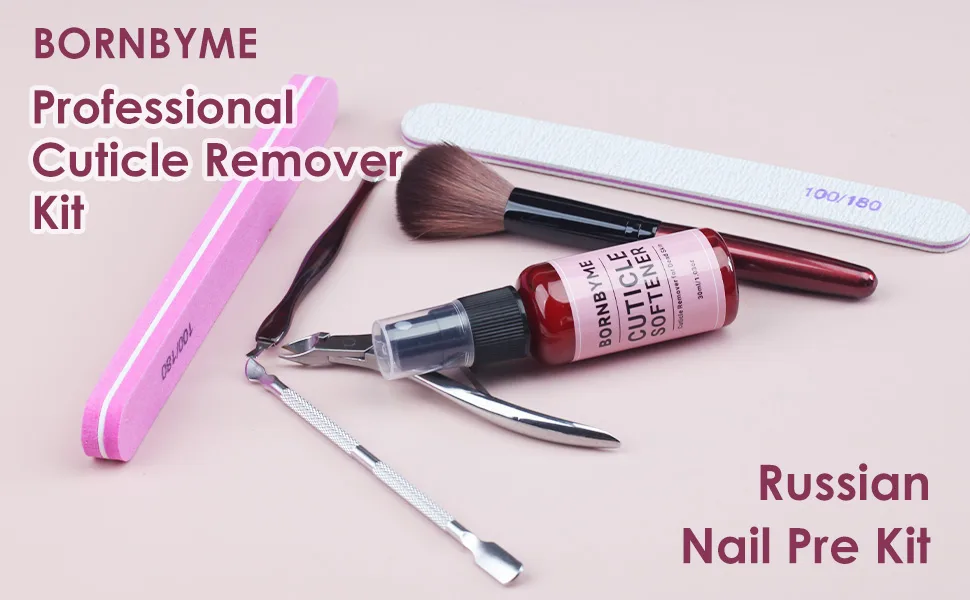 Cuticle Remover Kit Nail Remover Kit with Nail Trimmer Cuticle Nipper Cuticle Pusher Nail File Professional Pedicure Manicure Tools for Nail Beginner - NAIL CUTICLE NAILS