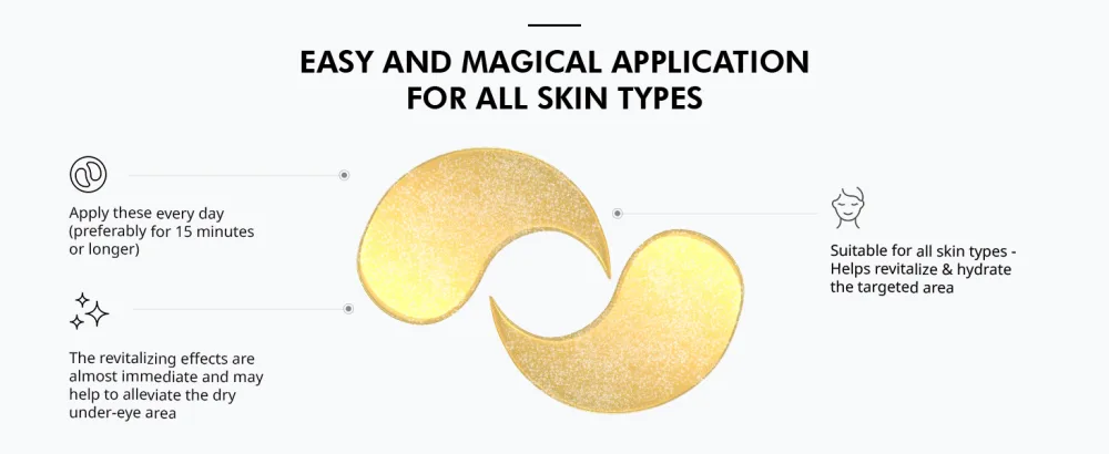 depology Restoring Hydrogel Under Eye Patch | 60 Patches | Brightening Caffeine Gold Pads for Dark Circles | Puffiness | Wrinkles | Refresh | Travel - EASY AND MAGICAL APPLICATION FOR ALL SKIN TYPES