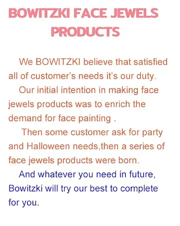Bowitzki Face Jewels Halloween Rhinestone Stickers Self Adhesive Crystal Makeup Face Gems Stick for Festival Accessory Decorations (D) - facejwels2