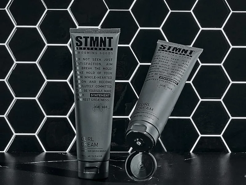STMNT Grooming Goods Curl Cream 5.07 oz | Enhances Curls | Texture Without Crispiness - STMNT Curl Creme