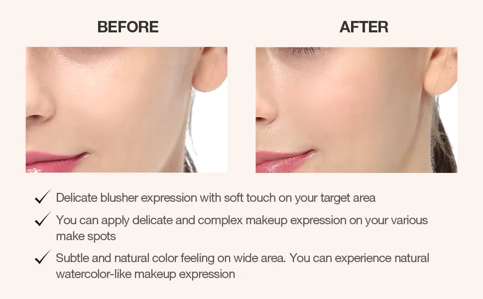 Blush Brush for Makeup | Professional Makeup Brush with Premium Synthetic Bristles | Flawless Korean Makeup Brushes | Blusher Brush Designed by Artists. - studio17 brush blusher foundation eyemakeup eye set brush eyeshadow makeup korean makeup kbeauty