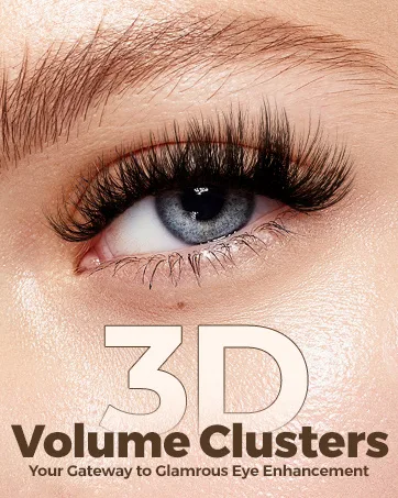 LASHVIEW Cluster Lashes Wispy Cluster Eyelash Extensions 3D DIY Lash Clusters 10-16mm Multilayered Eyelash Clusters Reusable Fluffy Individual Lashes Cluster(ML 11) - 3D FLUFFY CLUSTER LASHES