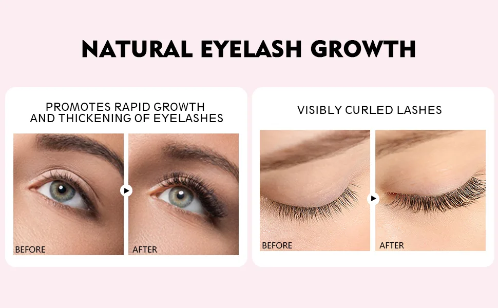 Eyelash Growth Serum 5ML Lash Serum for Longer and Thicker Eyelashes Rapid-onset (Base) - eyelash growth serum