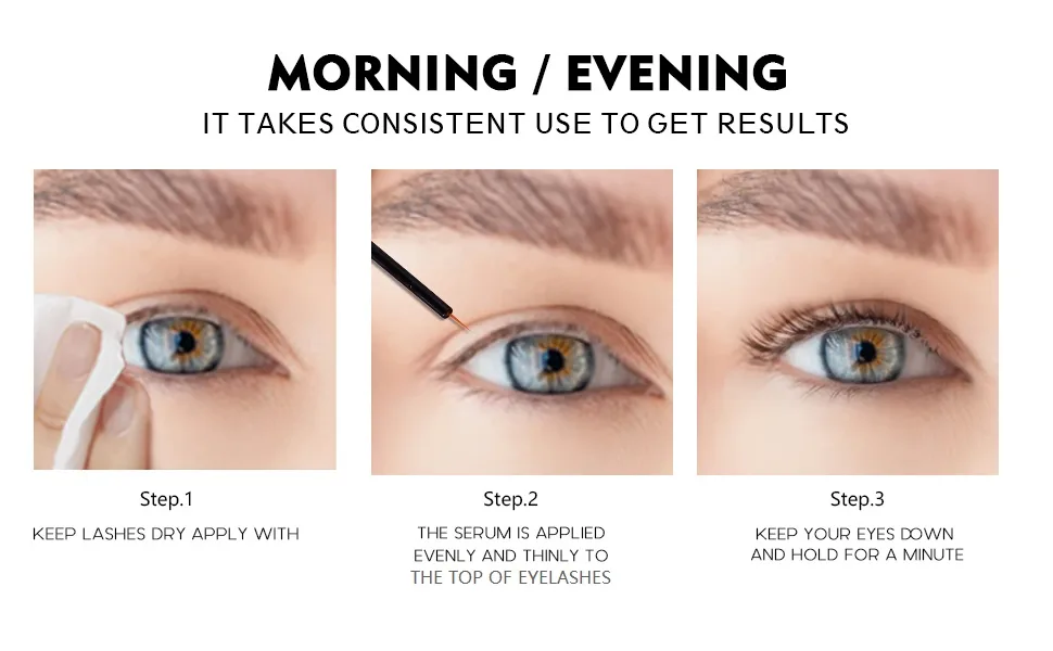 Eyelash Growth Serum 5ML Lash Serum for Longer and Thicker Eyelashes Rapid-onset (Base) - eyelash growth serum