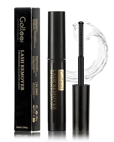 Eyelash Growth Serum with Enhancing Peptides for Longer Fuller Thicker Lashes - Cruelty-Free 6ml - Remover for DIY Cluster Lash