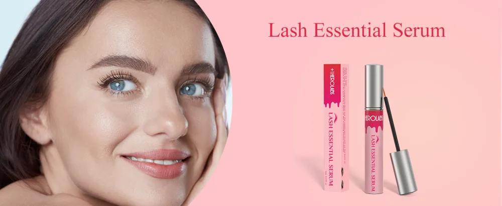 Lash Serum Based On Botanical Formula Lash Essential Serum For Nourishing Lashes & Brows (5ML 5-Month Supply) (pink) - eyelash_enhancing_serum_lash_enhancer_serum_lash_serum