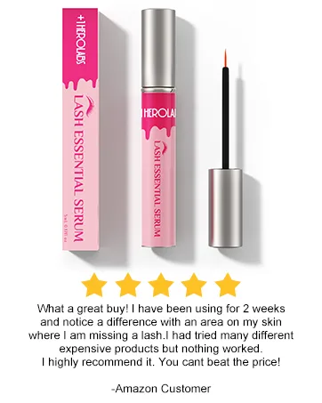 Lash Serum Based On Botanical Formula Lash Essential Serum For Nourishing Lashes & Brows (5ML 5-Month Supply) (pink) - lash_serum_brow_serum