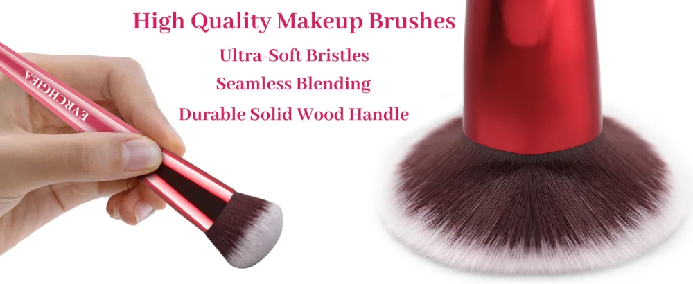Blending Contour Brush for Makeup Foundation Contour Concealer Brush Set Foundation Brush for Liquid Makeup Cream Dual Sided Makeup Brushes Good for Travel - liquid foundation brush