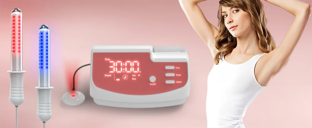 KTS Red & Blue Led Light Therapy Device Vaginal Care Women Gynecological for Rejuvenation Diminish Inflammation Home Use - product information 16