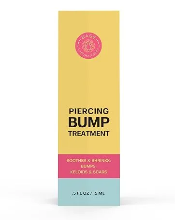 BASE LABORATORIES Ultimate Healing Piercing Aftercare Kit | Piercing Aftercare Spray + Keloid Piercing Bump Treatment Oil + Piercing Cleaner Swabs | Keloid Bump Removal - Saline Solution for Piercings - piercing aftercare spray