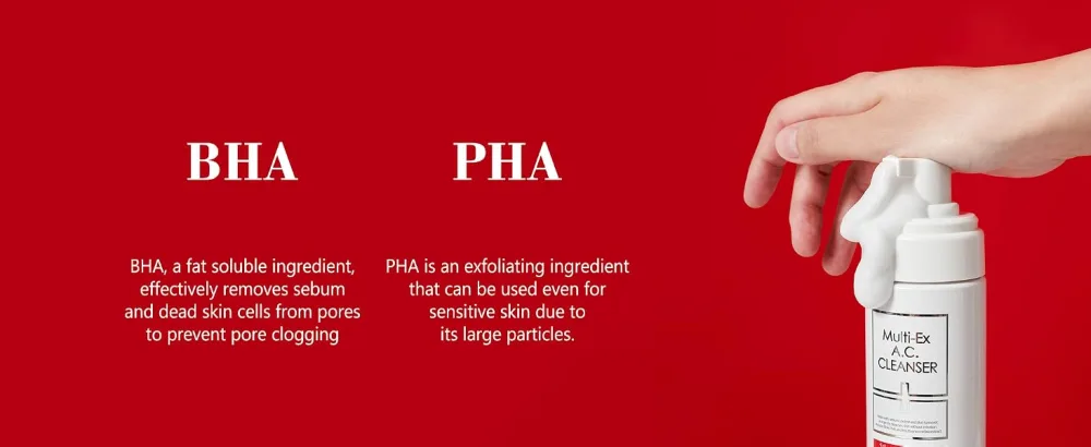 Lab for you Multi-Ex AC Cleanser | BHA 0.5% | PHA for sensitive skin | Low pH cleanser | Houttuynia Cordata Extract | Salicylic acid - product information 6