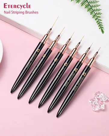 Foldable Silicone Makeup Brush Cleaner Bowl - Etercycle Portable Cleaning Tool for Brushes Powder Puffs and Sponges (Pink) - Nail Art Liner Brushes