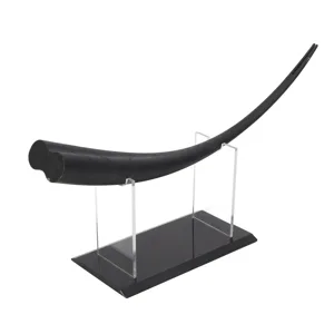 Large Eyelash Teaching Diaplay Model Huge Thicken Flat Buttom Double Tip Training Demonstration Tool with Acrylic Display Stand Professional Eyelash Teaching Tool for Eyelash - 1417230003911-2