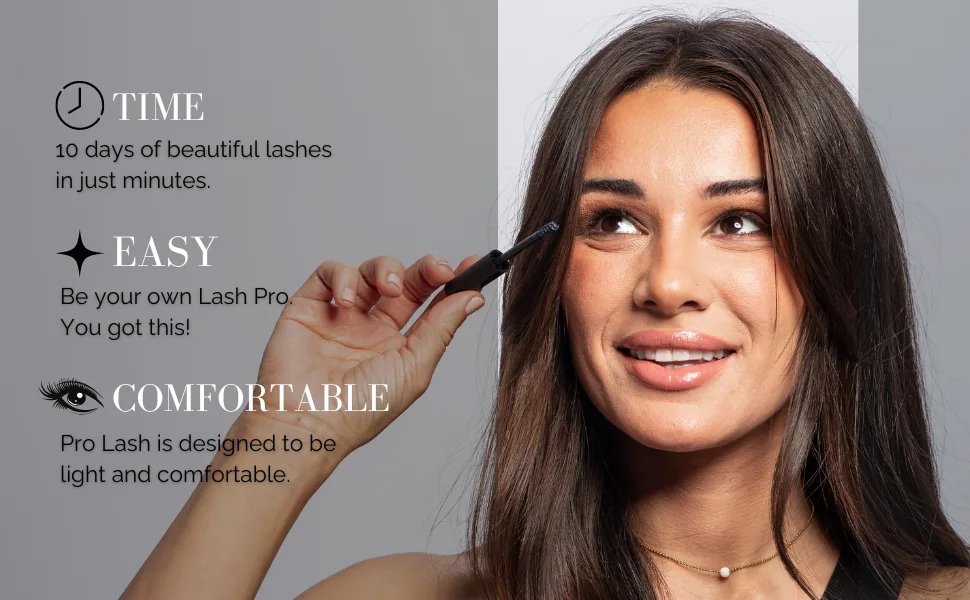 Pro Lash | Eyelash Shampoo Foaming Cleanser | Wash for Extensions & Natural Lashes | Oil Free Makeup Remover | Professional and Home Use - at home lashes, professional lashes
