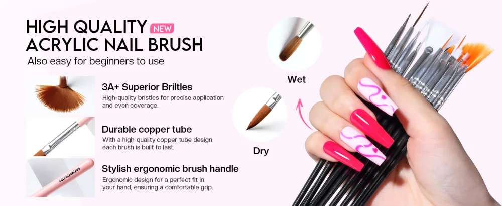 Morovan Acrylic Nail Kit with Everything: Starter Nail Kit Set Professional Acrylic with Everything for Beginners Acrylic Nail Set Full Acrylic Nail Supplies for Beginners with Everything A - acrylic nail set