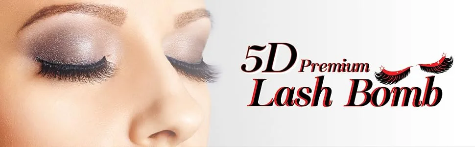 BlackPink LashBomb Handmade Silk False Eyelashes 5D Lash Multi Dimensional Lightweight Eye Lashes (BPLB006) - BlackPink LashBomb Handmade Silk False Eyelashes 5D Lash Multi Dimensional Lightweight Eye Lashes