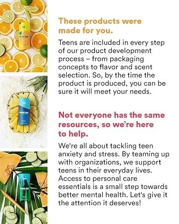 Fresh Natural Deodorant for Teens | Aluminum Free Baking soda Free - product information 5