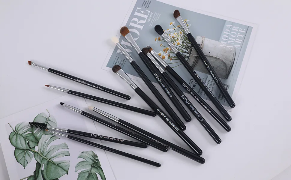 Eyeshadow Brush Eye Makeup Brush by ENERGY Blending Eye Brush Vegan Makeup Tool For Precision Application and Flawless Blending Contouring & Defining E55 - wet n wild Small Eyeshadow Brush