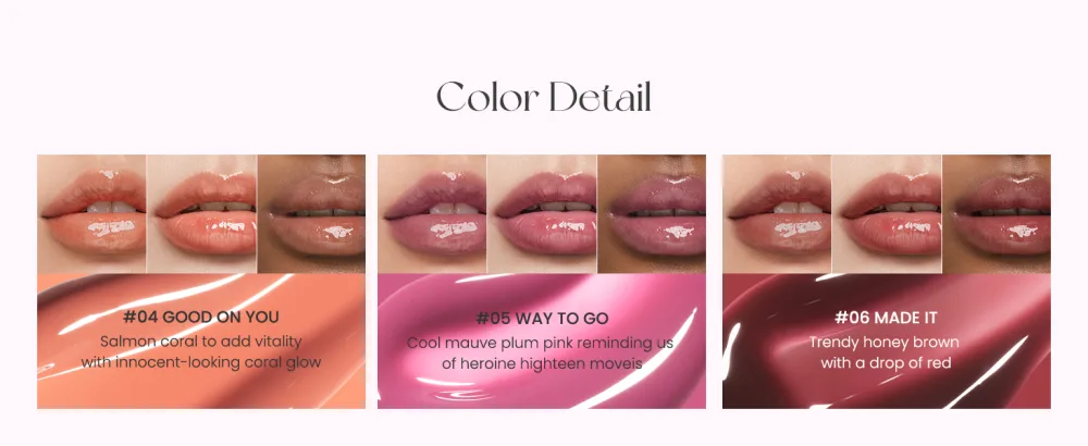 Peripera Ink Glasting Lip Gloss | Non-Sticky High-Shine 4XL Wand For Easy Application Comfortable Plumping Fuller-Looking Lips Moisturizing Long-Lasting Vegan (003 CHILLING ROSY) - lip gloss