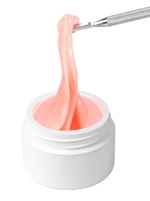 LOUINSTIC Solid Builder Nail Gel-15g Solid Gel For Nails Solid Nail Glue Gel Non-Sticky Hand Carving Gel Modeling Nail Art Gel Gel Solido Para Pegar u as (Nude) - Ingredients Thumbnails