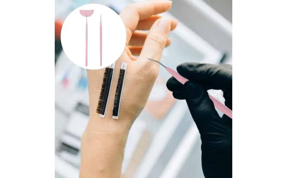 2 Sets Eyelash Stick Set Eyelash Grafting Tool Lash Extension Assistant Tool Lash Beauty Assistant Mirror Eyelash Pick Rod Lash Beauty Accessory Eyelash Mirror Eyelash Picking Rod - product information 23
