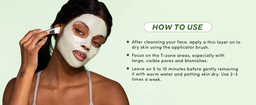 Sand & Sky Oil Control Clearing Face Mask - how to use