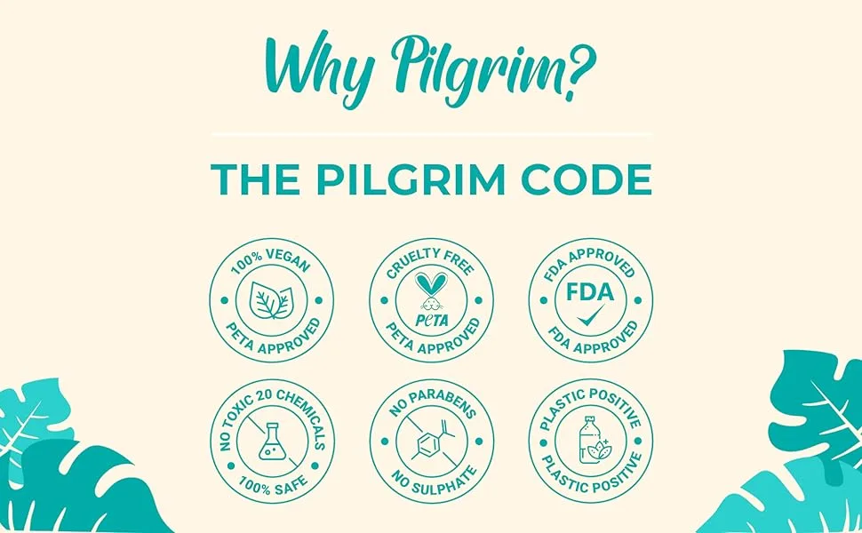 Pilgrim Squalane (Plant) Roll On Under Eye Cream For Dark Circles For Unisex With Phyto-Retinol & Caffeine 15ml - roll on under eye cream