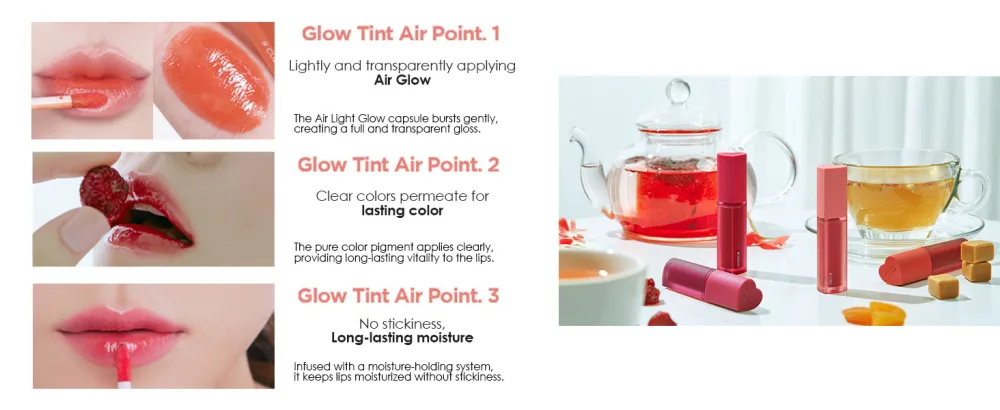 HOLIKA HOLIKA Heart Crush Glow Tint Air (Sing) - product information 18