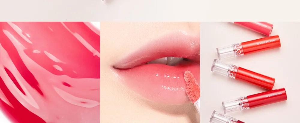 MERYTHOD Water Lip Stain Tinted Glossy Quick Setting 3g (08 Fairy Fig) - water tint