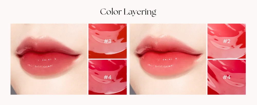 MERYTHOD Water Lip Stain Tinted Glossy Quick Setting 3g (08 Fairy Fig) - water tint