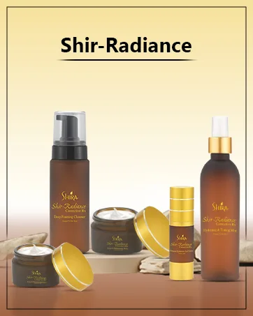 Shira Organic Face Essentials Combo Ester C-Collagen Moisturizer 50ml Instant lift Collagen Eye Serum 30ml - Shir-Radiance