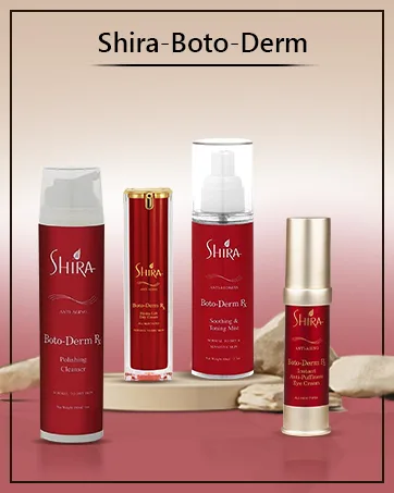 Shira Organic Face Essentials Combo Ester C-Collagen Moisturizer 50ml Instant lift Collagen Eye Serum 30ml - Shira Boto derm