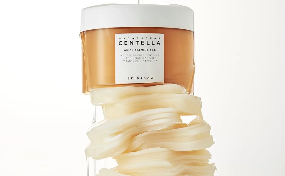 SKIN1004 Madagascar Centella Quick Calming Pad 70ea 130ml Quick Calming Effects Soothing for Sensitive Skin - calming pad