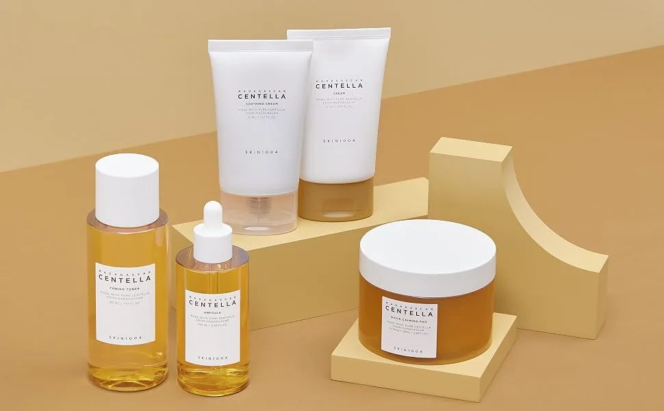 SKIN1004 Madagascar Centella Quick Calming Pad 70ea 130ml Quick Calming Effects Soothing for Sensitive Skin - Centella Line