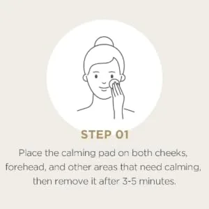 SKIN1004 Madagascar Centella Quick Calming Pad 70ea 130ml Quick Calming Effects Soothing for Sensitive Skin - step 01