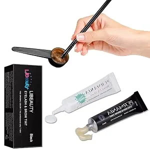 Libeauty Lash lift and Color kit Eyebrow Lamination with Black Color Kit Suit for Home DIY & Salon Eyelashes Black Curling Thicker Your Eyes Effect Great - lash tint