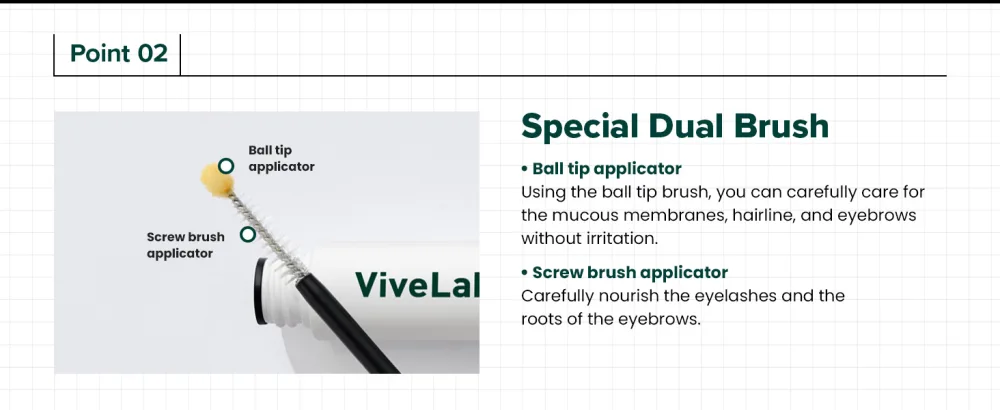 Biotin Lash Serum - Eyelash & Eyebrow Growth Serum. Eyelash & Eyebrow for Thick Lashes and Brows Korean Dermatologist-Conceived 0.35oz - Ball tip Applicator