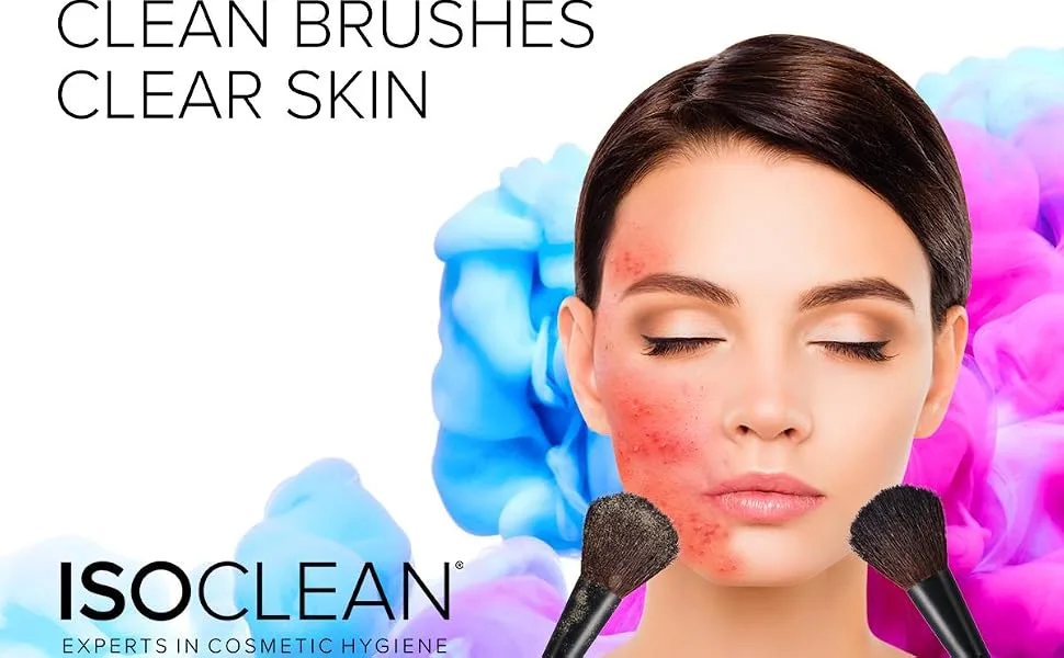 ISOCLEAN Makeup Sponge Cleaner - 525ml - Vegan Cruelty Free Hygienic Easy to Use & Long-Lasting Professional Cosmetic Grade - ISOCLEAN Makeup Sponge Cleaner