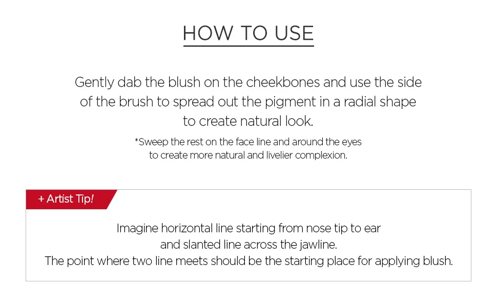  JUNGSAEMMOOL OFFICIAL Masterclass Blush Brush | Makeup Artist Brand | Synthetic Brush | Flawless Sculpting - How to use blush