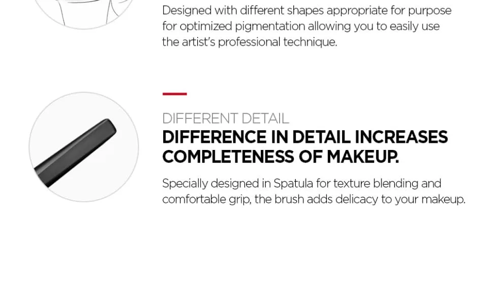  JUNGSAEMMOOL OFFICIAL Masterclass Foundation Brush | Makeup Artist Brand | Synthetic Angled Brush | Flawless Application - Different detail