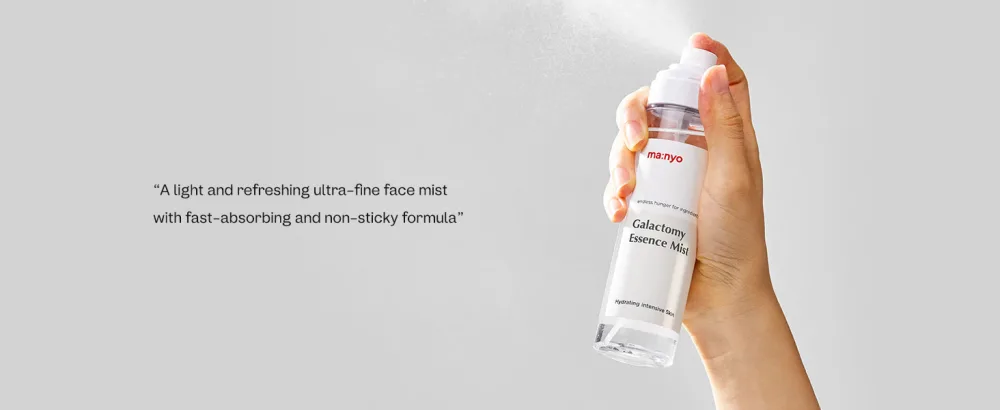 ma:nyo Galactomy Essence Mist Ultra Hydrating Niancinamide Korean Skin care 4.0 fl oz - Light-weight Formula