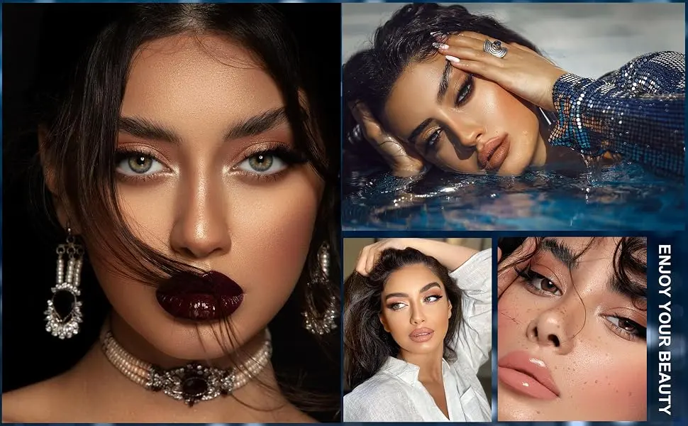 Magic Eyelashes with Eyeliner Magic Eyelashes and Self adhesive Eyeliner Kit 6 Pairs 2021 Upgraded Reusable Mink Lashes Dramatic Look No Glue Needed (Magic Glitter Pearl B) - 25mm lashes 25mm lashes fluffy 25mm lashes extensions 25mm lashes mink 25mm lashes wholesale