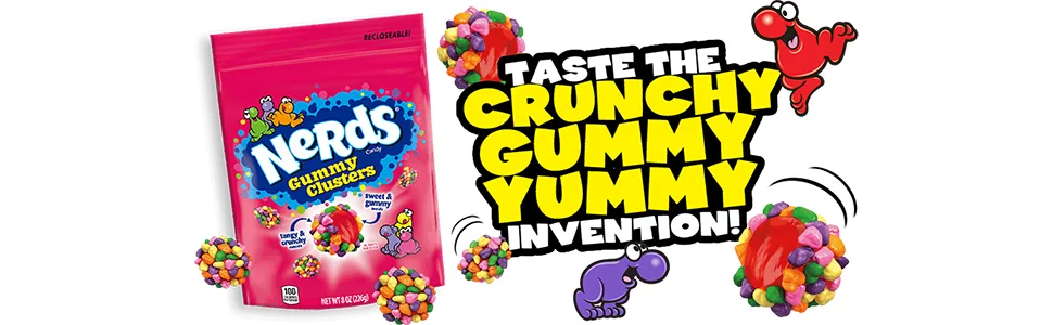 Nerds Gummy Clusters, 8 oz - Nerds Gummy Clusters