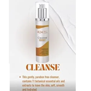 Age Defense Cleanse - Dermatologist Tested & Recommended Gentle Cleanser with Essential Oils and Antioxidants 7.3 oz - '