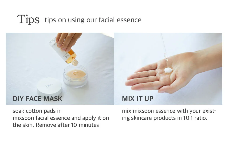 mixsoon Mung Bean Seed Essence 3.38 fl oz / 100ml - moisturizing hydrating bean seed essence facial soothing natural organic skin care korean beauty