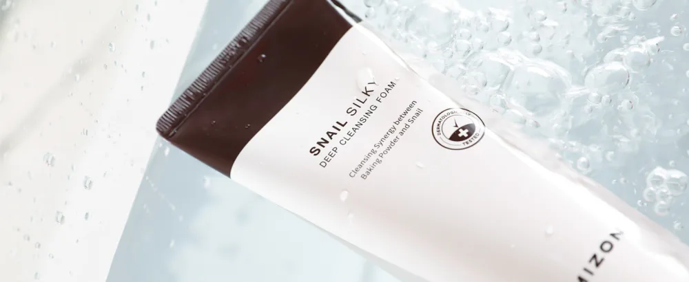 MIZON Snail Silky Deep Cleansing Foam Cleansing Foam Remove Dead Skin Baking Powder Particles No Irritation No Dryness Nutrition (5.29 oz) - snail deep cleansing foam cleansing foam foam cleanser with snail korean foam