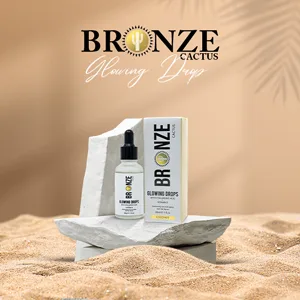Caramel Cream Tanning Mousse | Easy Application & Instant Gratification | Dries Immediately Without Leaving You Sticky | Non-Scented Streak Free - Glowing Drops