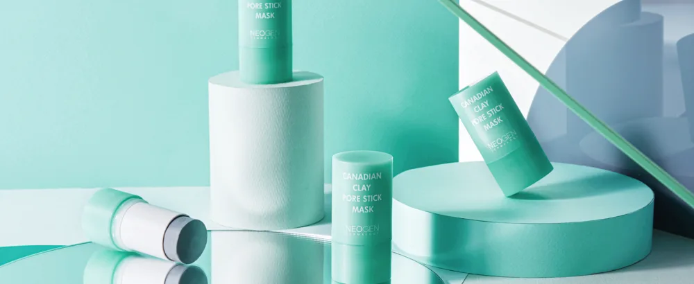 DERMALOGY by NEOGENLAB Pore Clarifying Clay Mask - Minimizes Enlarged Pores Blackheads and Excess Sebum (Stick mask) - canadian clay pore stick